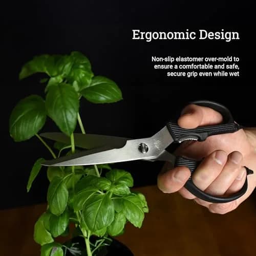 Shun Multi Purpose Kitchen Shears | Durable 3.5 Inch Stainless Steel Blades, Detachable for Easy Cleaning thumbnail 4