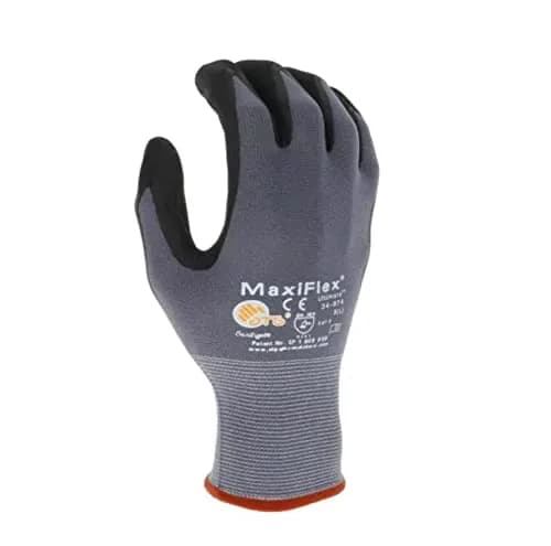MaxiFlex 34-874 Ultimate Nitrile Grip Work Gloves Sizes S-XL (Pack of 3) | Breathable, Precise Handling, USA Import thumbnail 2