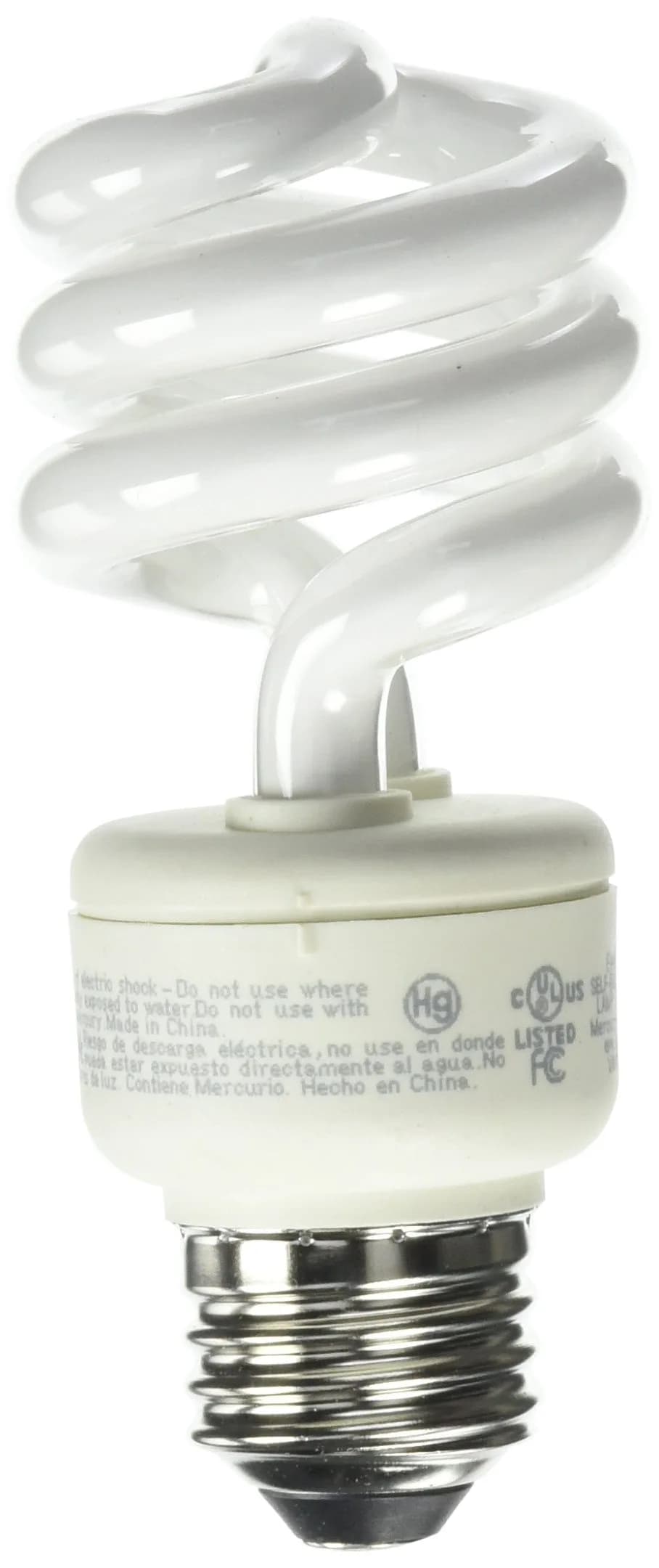 EcoSmart 14W (60W) Spiral CFL Bulb 4-Pack | Soft White, UL Listed, Energy Star - main product image
