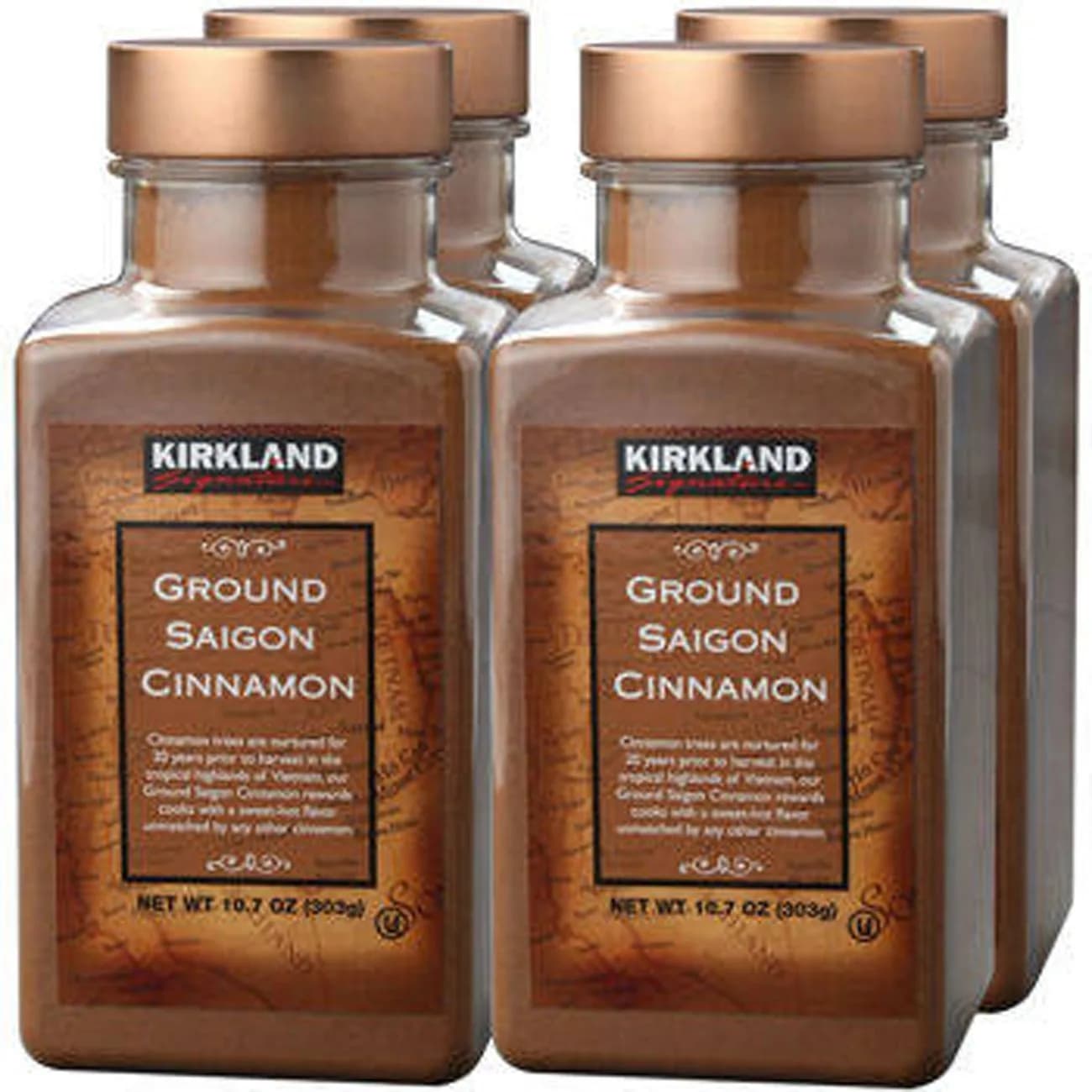 Kirkland Saigon Cinnamon Powder 21.4 Oz (606 g) | Authentic Vietnamese Spice — 10.7 Oz