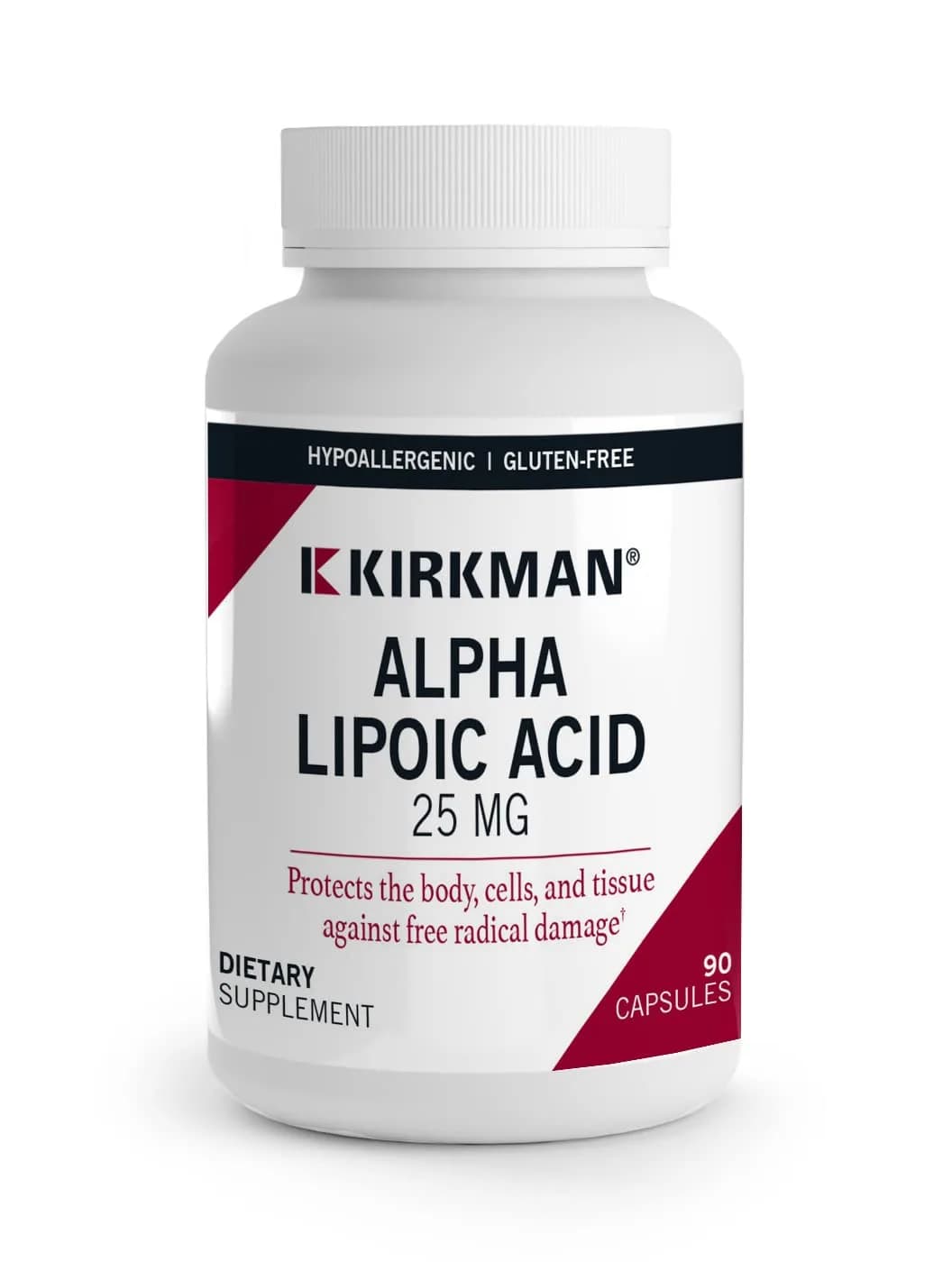 Kirkman Alpha Lipoic Acid 25 mg | Antioxidant Support for Cell & Tissue Protection - main product image