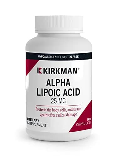 Kirkman Alpha Lipoic Acid 25 mg | Antioxidant Support for Cell & Tissue Protection thumbnail 1