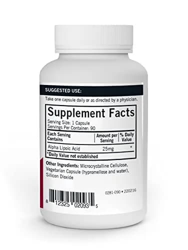 Kirkman Alpha Lipoic Acid 25 mg | Antioxidant Support for Cell & Tissue Protection thumbnail 2