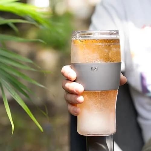 Host Freeze Beer Glasses, 16oz (473ml) Grey Pint Set | Keeps Beer Ice Cold for 2 Hours thumbnail 9