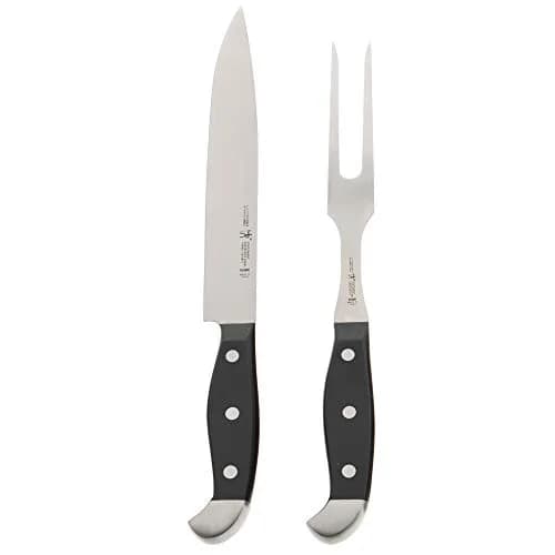 HENCKELS Statement 2 pc Turkey Carving Knife & Fork Set, German Engineered | Precision Carving Tools for Meat thumbnail 1