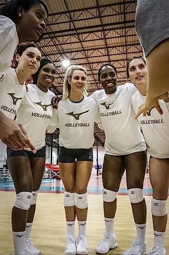 Mizuno T10 Plus Volleyball Knee Pads Adult White One Size | Durable Protection for Intense Play thumbnail 4