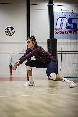 Mizuno T10 Plus Volleyball Knee Pads Adult White One Size | Durable Protection for Intense Play thumbnail 6