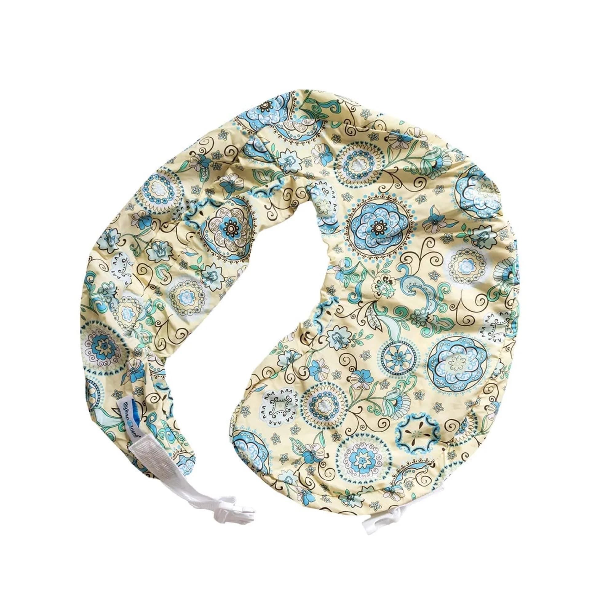 My Brest Friend Original Nursing Pillow Cover Buttercup Bliss | Easy Care, Adjustable Fit, Machine Washable, Durable with Handy Side Pocket