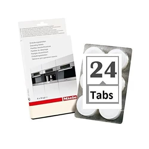 Miele Descaling Tablets 24 Count (1.42 kg / 2.87 lb) | Genuine Miele Coffee System Cleaner thumbnail 1