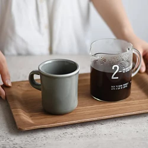 Kinto SCS Mug 13.5 fl oz (400 ml) Gray | Thick Porcelain Coffee Mug for Microwave & Dishwasher thumbnail 5