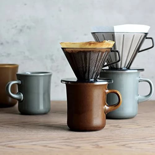 Kinto SCS Mug 13.5 fl oz (400 ml) Gray | Thick Porcelain Coffee Mug for Microwave & Dishwasher thumbnail 7