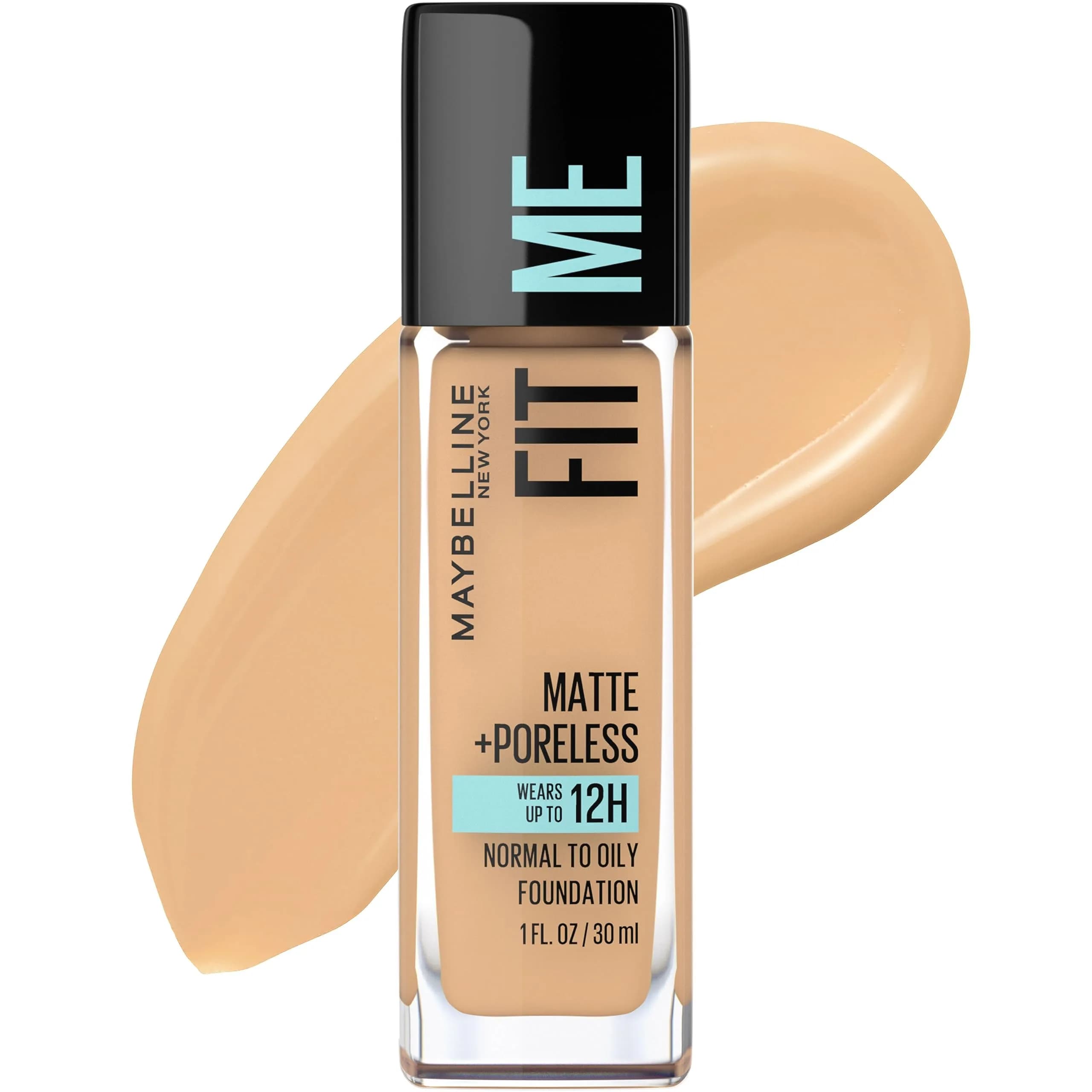 Maybelline Fit Me Matte + Poreless Liquid Foundation 30ml | Oil-Free, Medium Deep