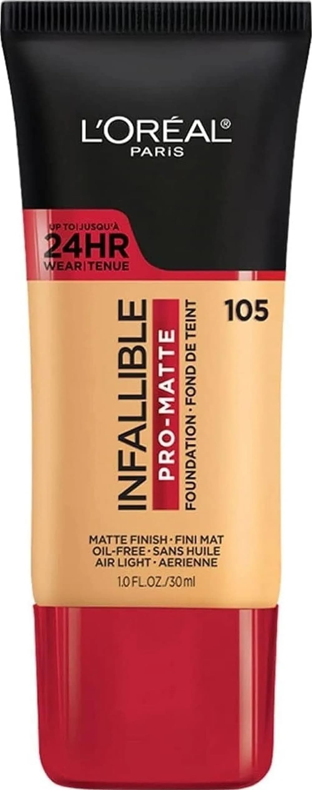 L'Oreal Paris Infallible Pro-Matte Foundation, Natural Beige, 30ml (1 Fl Oz) | 24-Hour Demi-Matte Wear - main product image