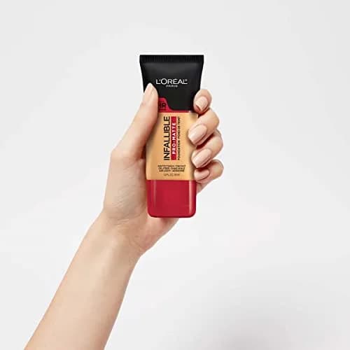 L'Oreal Paris Infallible Pro-Matte Liquid Foundation, Shell Beige 30ml (1 fl oz) | Demi-Matte Finish for Smooth Complexion thumbnail 4