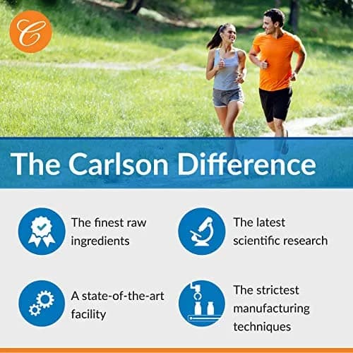 Carlson Biotin 5000 mcg | Supports Hair, Nails & Skin | 100 Capsules thumbnail 6