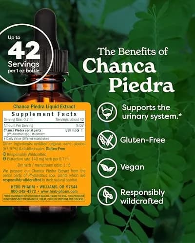 Herb Pharm Chanca Piedra Liquid Extract 1 Fl Oz (29.57 ml) | Supports Urinary System Health thumbnail 2