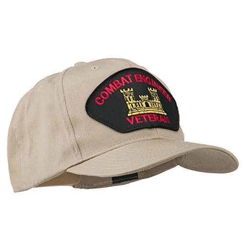e4Hats.com Combat Engineer Veteran Military Patch Cap | Adjustable Cotton Baseball Hat for Men & Women thumbnail 5