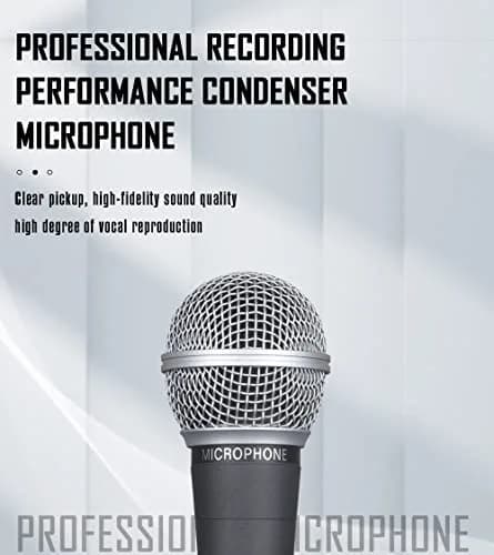 WEYMIC WM58 Classic Style Dynamic Vocal Microphone | Metal Body, Uni-Directional, 45Hz-16kHz thumbnail 5