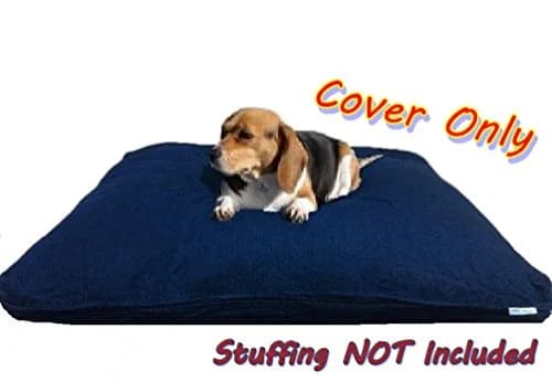 Dogbed4less 41x27x4 Inches Large Denim Dog Pet Bed Cover | Durable & Washable thumbnail 5