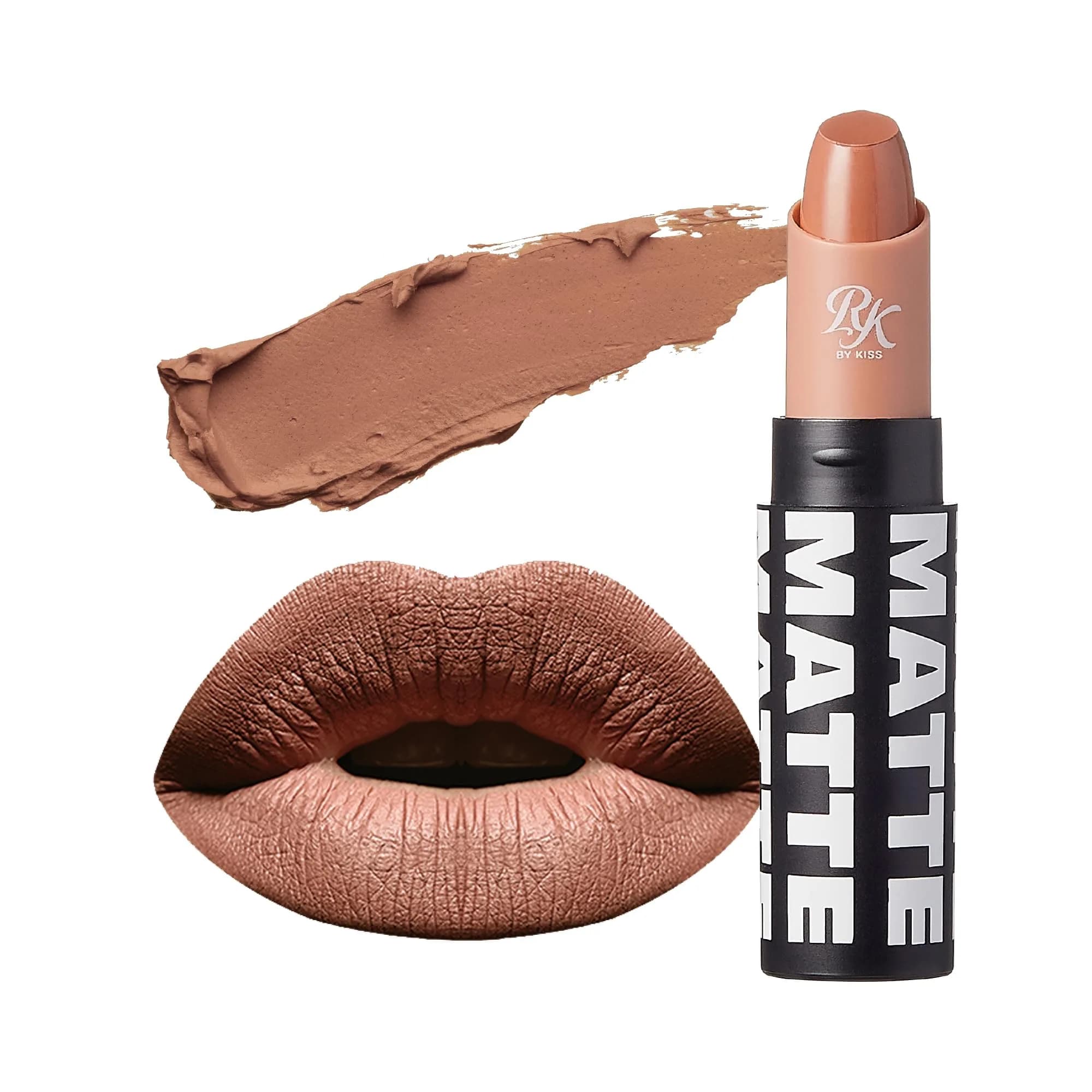 Ruby Kisses Ultra Matte Lipstick 3.5g | Long Lasting, Full Coverage, Matte Finish — Brown Sugar