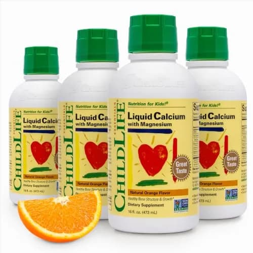 ChildLife Essentials Liquid Calcium Supplement for Kids, 16 fl Oz (4 Pack) | Supports Healthy Teeth & Bones in Children thumbnail 1