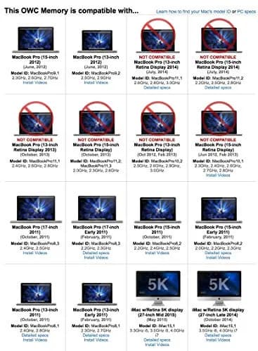 OWC 16GB (2x8GB) DDR3L PC3-12800 1600MHz SO-DIMM RAM for Mac & PC | 1600MHz thumbnail 4