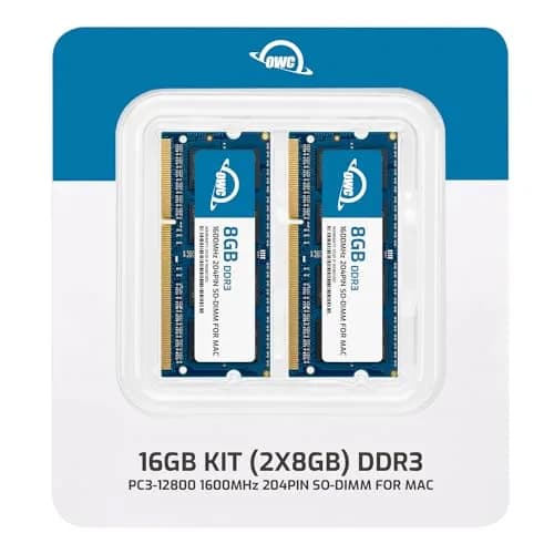 OWC 16GB (2x8GB) DDR3L PC3-12800 1600MHz SO-DIMM RAM for Mac & PC | 1600MHz thumbnail 2