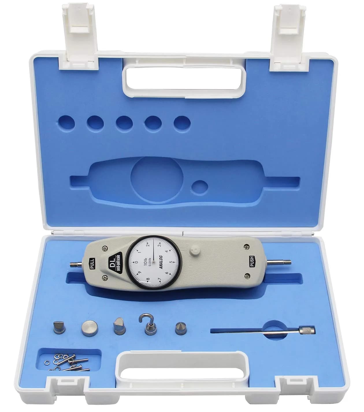 BAOSHISHAN DL Push Pull Force Gauge 9.07 kg (20 lb) | Accurate Force Measurement for Industry & Labs — 10lb