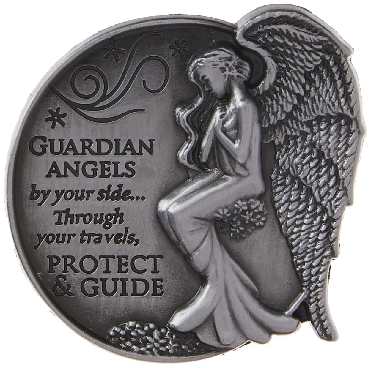 AngelStar Guardian Angel Visor Clip Accent 2.5cm (1 inch) | Metal Clip for Safe Driving - main product image