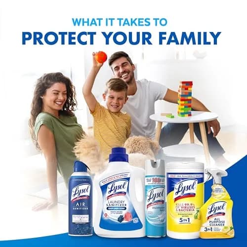 Lysol Disinfecting Wipes Multi-Surface Cleaner Lemon 80 ct | Kills 99.9% viruses & bacteria thumbnail 7