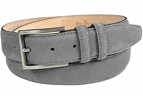 Belts.com Men's Suede Belt 34 | Genuine Leather Casual Dress Accessory thumbnail 1