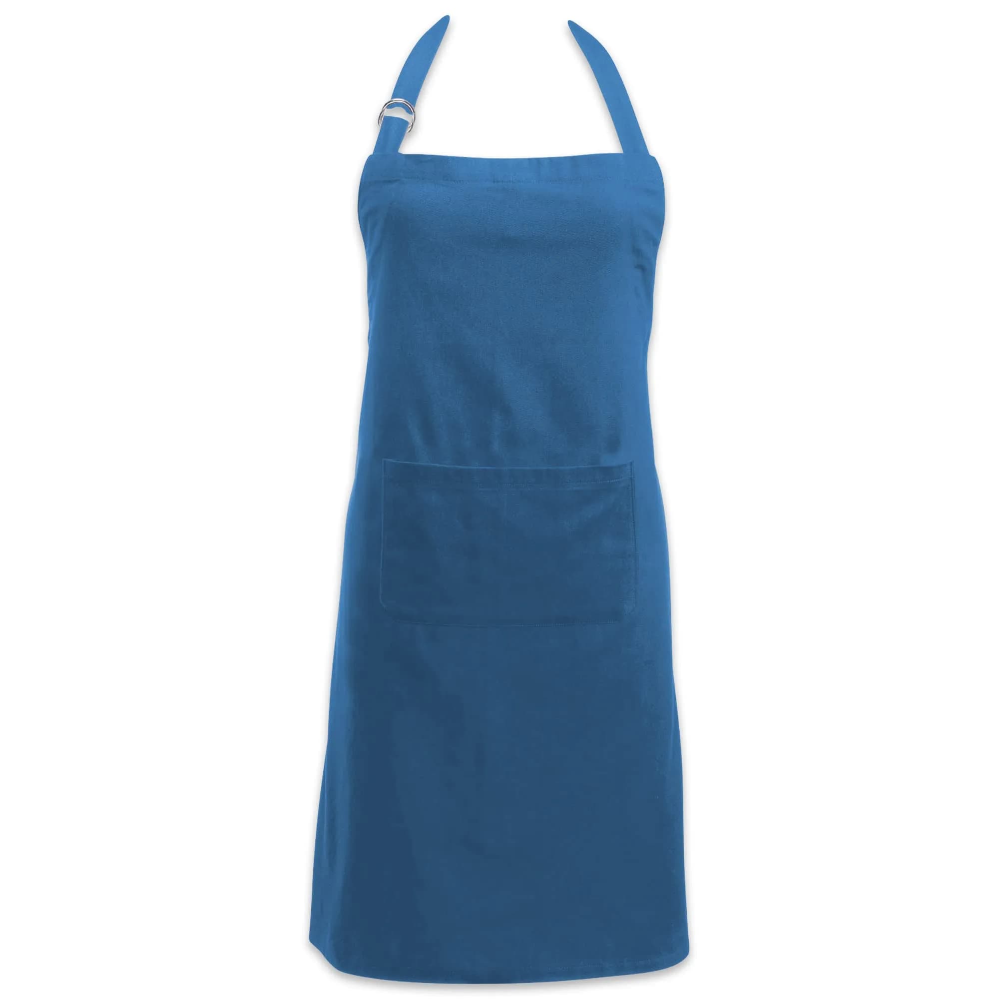 DII Plus Size Apron Gray | Unisex Cotton Kitchen Essential — Blue