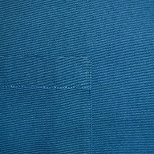 DII Blue Chef Apron | Unisex Cotton Kitchen Apron with Large Pocket thumbnail 4