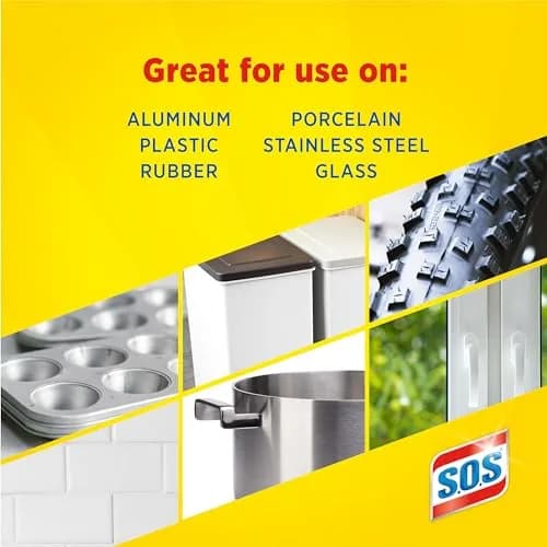 S.O.S. Steel Wool Soap Pads, 18 Count | Tough Messes & Rust Removal thumbnail 9
