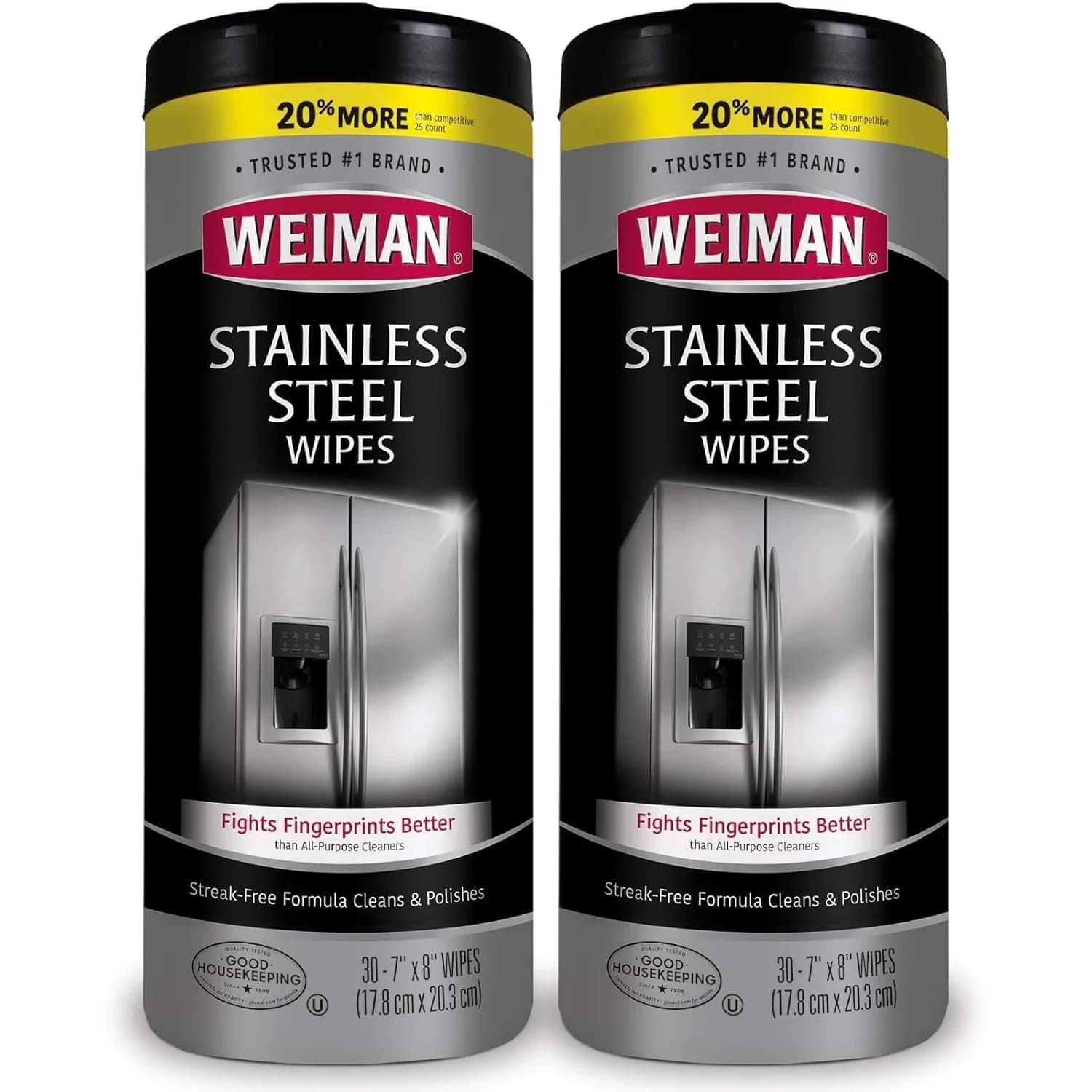 Weiman Stainless Steel Cleaner & Polish Kit 30 Count (156 g) | Restores Shine & Protects Appliances — Fresh