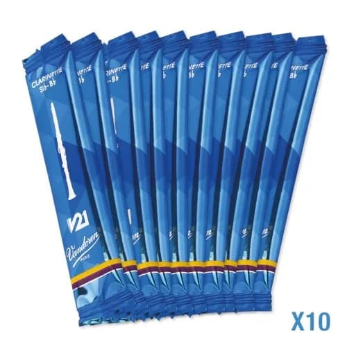 Vandoren CR804 Bb Clarinet V21 Reeds Strength 4 (10-Pack) | Warm Tone & Immediate Response thumbnail 3