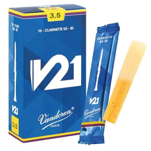Vandoren Bb Clarinet V21 Reeds Strength 3.5 | Box of 10 thumbnail 1