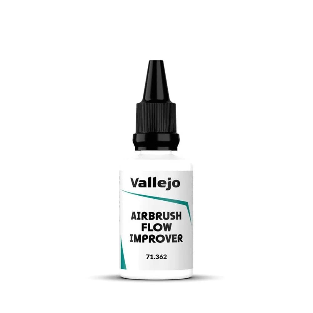 Vallejo Airbrush Flow Improver for Acrylic Paints 32ml (1.08 fl.oz.) | Improves Flow & Delays Drying - main product image