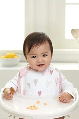 aden + anais Snap Bibs 3 Pack, Rock Star, 23cm x 32.5cm (9" x 13") | 3-Layer Cotton Muslin thumbnail 3