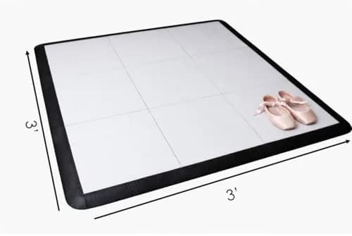 Big Floors SnapLock Portable Dance Floor Kit, 3'x3' | Expandable, Waterproof, Made in USA thumbnail 8