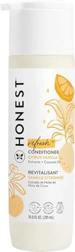 The Honest Company Conditioner, Tear-Free, Citrus Vanilla Refresh, 295ml (10 fl oz) | Gentle Formula for All Hair Types thumbnail 1
