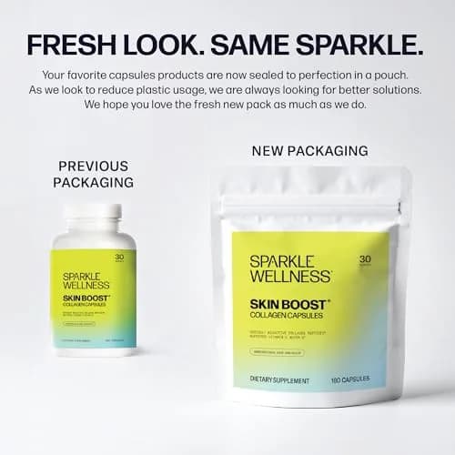 Sparkle Wellness VERISOL Collagen Peptides Capsules for Skin, Hair & Nails | 2500mg Collagen & Vitamin C, 180 Pills, 30 Days thumbnail 4