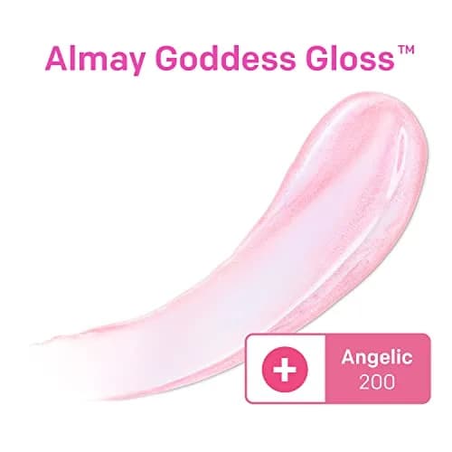 Almay Lip Gloss, Non-Sticky Lip Makeup, Holographic Glitter Finish, Hypoallergenic, 200 Angelic, 0.9 Oz | High-Glossy Sheer Lip Shine thumbnail 5