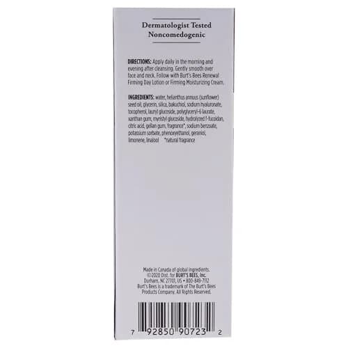 Burt's Bees Renewal Intensive Firming Serum with Bakuchiol 1 oz | Natural Retinol Alternative thumbnail 7