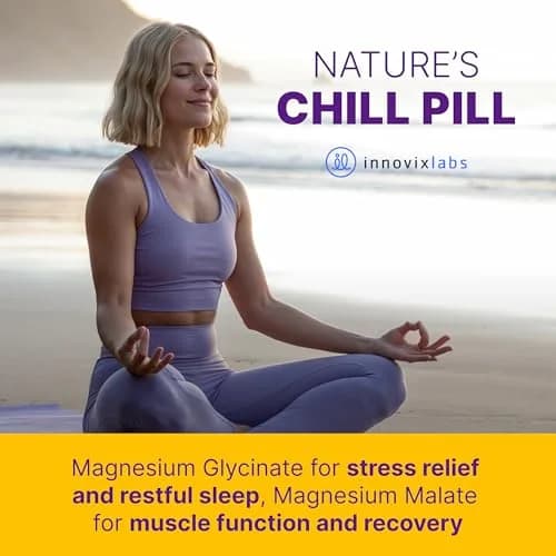 InnovixLabs 2in1 Magnesium Glycinate & Magnesium Malate 210mg | Supports Relaxation & Sleep, Vegan, 150 Capsules thumbnail 7