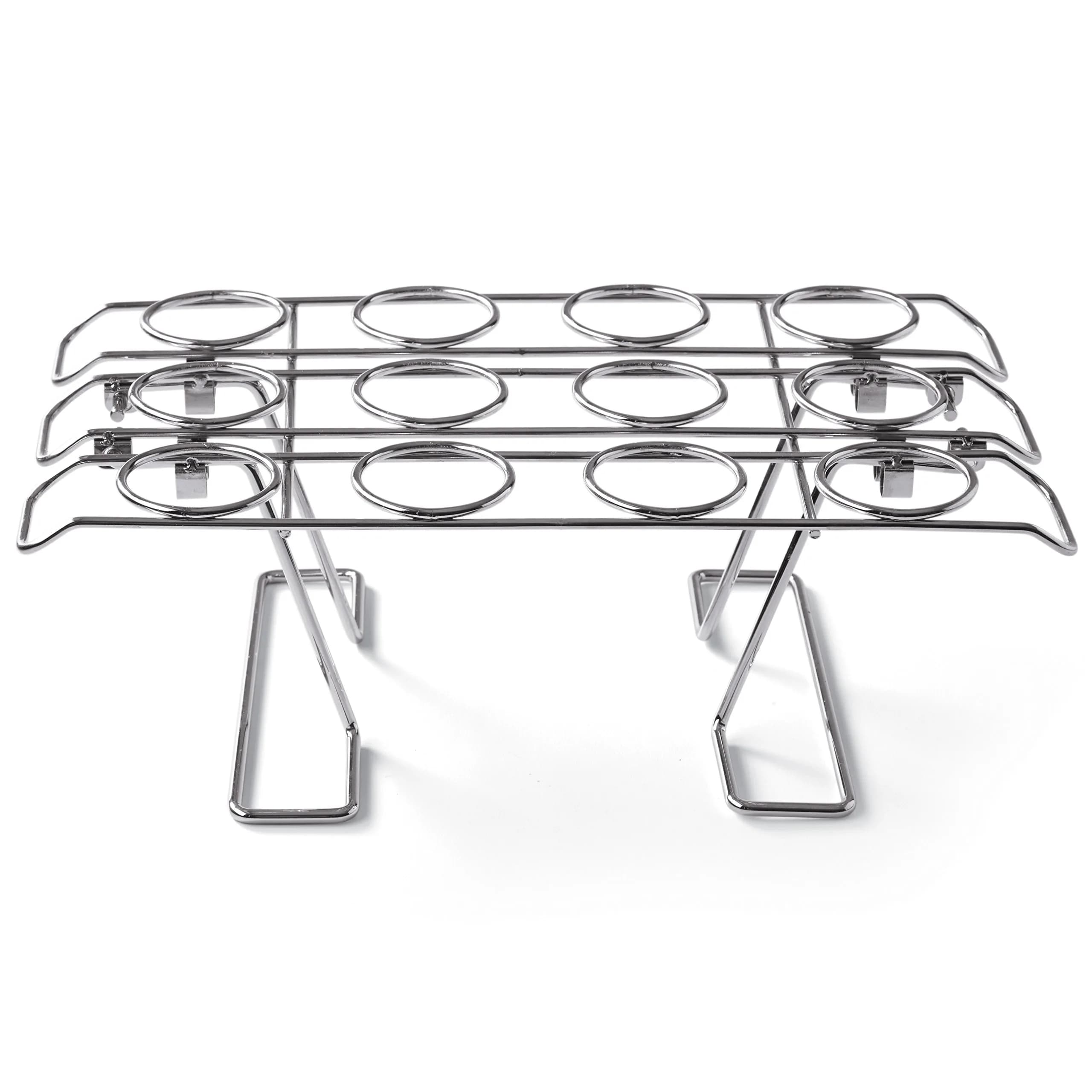 Wilton Cupcake Cones Baking Rack, 12-Cavity Ice Cream Cone Cupcakes Holder | Oven-Safe Steel Stand for Cupcake Cones - main product image