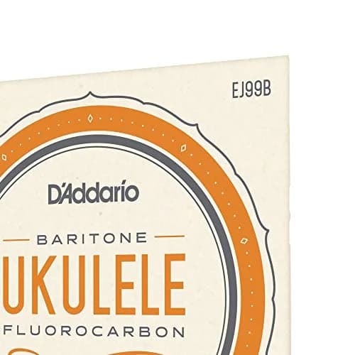 D'Addario EJ99B Fluorocarbon Baritone Ukulele Strings Set | Bright, Modern Tone & Tuning Stability thumbnail 4