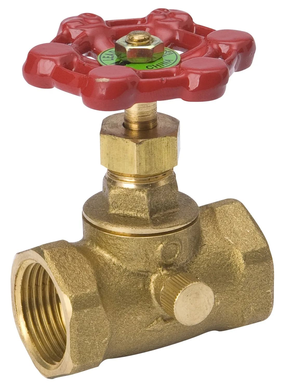 B & K 3/4"FIP STOP/WASTE VALVE | Brass & Cast Iron, 125 psi Max, Import - main product image