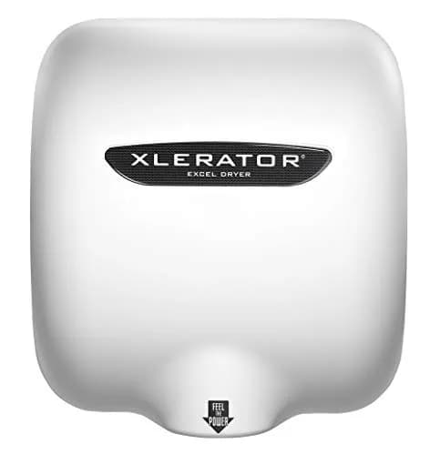 XLERATOR Hand Dryer 208-277V | Energy-Efficient, Surface-Mounted, White Thermoset Cover thumbnail 2