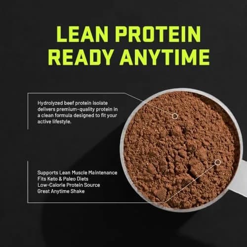 Ultimate Nutrition CarneBOLIC Beef Protein Isolate, Chocolate, 4 lb | Hydrolyzed Beef Protein for Muscle & Power thumbnail 6